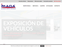 Tablet Screenshot of grupoimaga.es